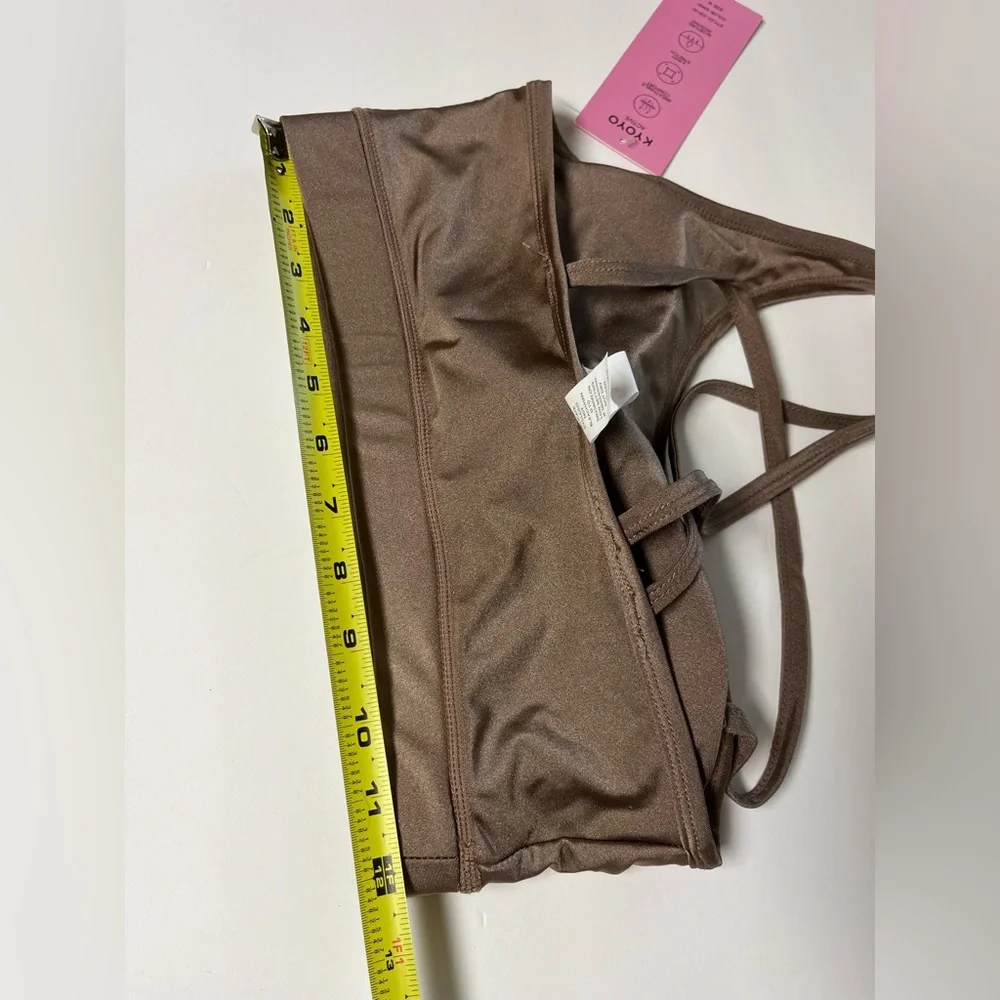 Kyoyo Active bronze criss cross sports bra M - Picture 5 of 8